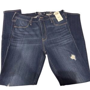 Hollister Men’s Dark Blue Slim Straight Jeans size 11R W30 L28